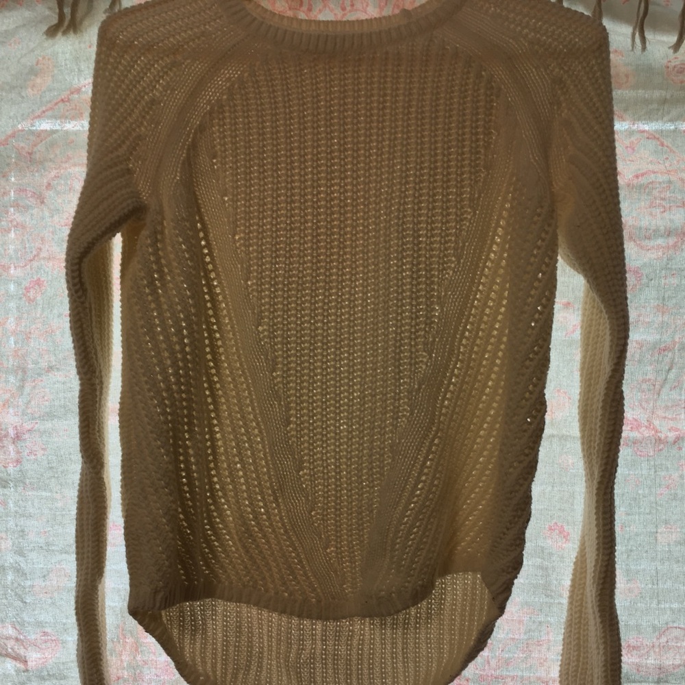 Cream sweater